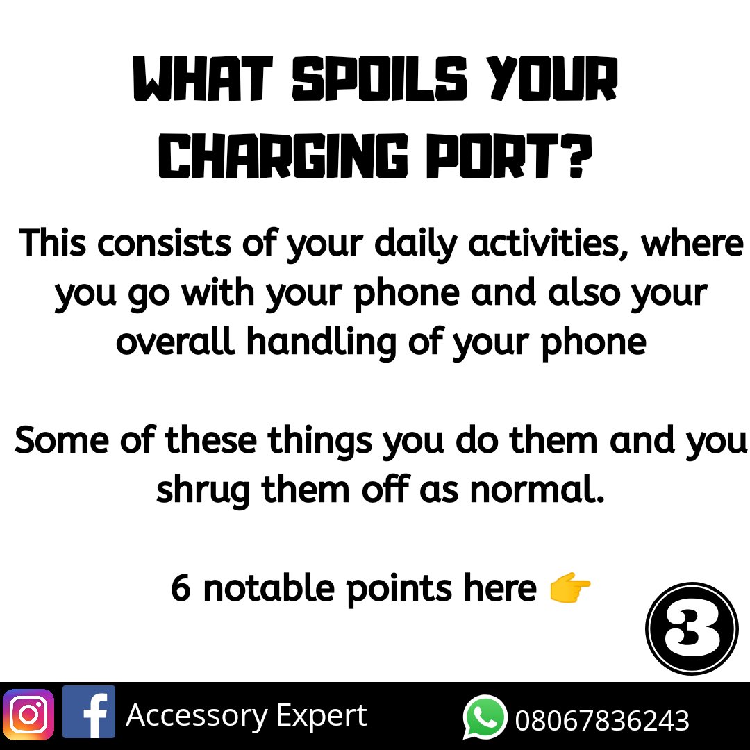 Have you ever felt the pain of your phone not charging? Just that the phone wouldn't charge up even though the charger is very okay.Or that it is taking a very long time to full, say something like "11hrs to full charge"These are signs of faulty charging ports.