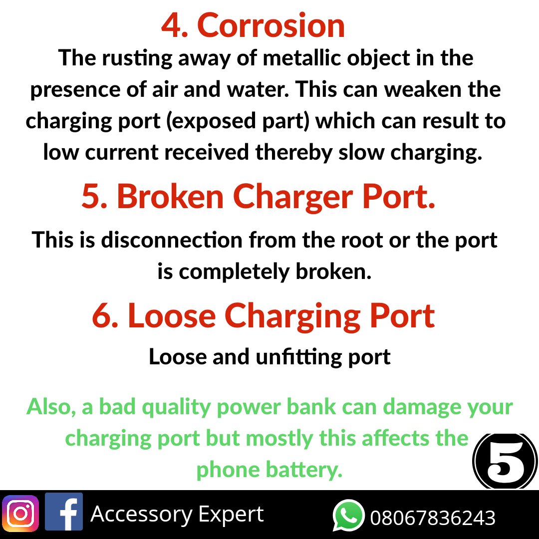 Have you ever felt the pain of your phone not charging? Just that the phone wouldn't charge up even though the charger is very okay.Or that it is taking a very long time to full, say something like "11hrs to full charge"These are signs of faulty charging ports.