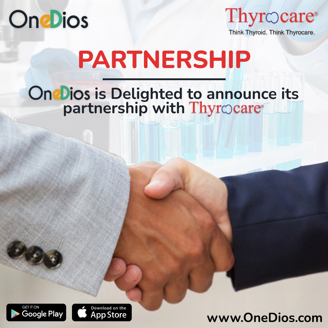 OneDios_India's tweet photo. OneDios X Thyrocare!!!
We are happy to announce our new business partner @Thyrocare.
To Book the Test, Download the OneDios App.
https://t.co/Kb6G6Orhd5
#onedios #RegisterKaroRelaxKaro #hAPPiness
#Thyrocare #MaskUpIndia #preventivehealth #PreventiveCheckup #healthylifestyle https://t.co/OI6jCLJNY2