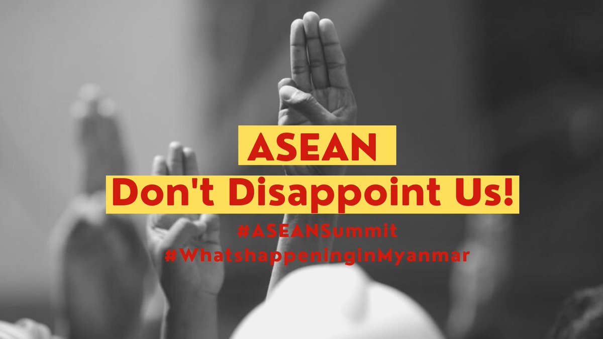 mahninphue's tweet photo. ASEAN Respect Our Votes.
National Unity Government is the only legitimate government where ppl of Myanmar accept as their government.
MAL is murderer.
He should take responsible for Myanmar Junta, Crime Against Humanity &amp; Genocide Case.

#Apr24Coup https://t.co/hLdPvr0SYA