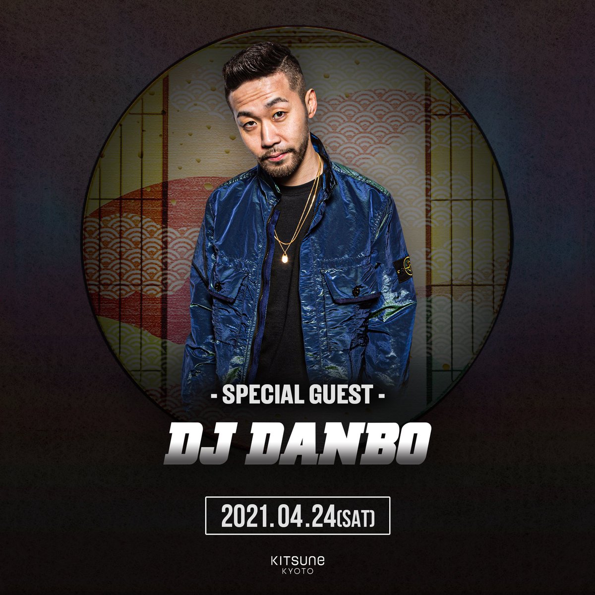 kitsune_kyoto's tweet photo. 【2021.4.24(Sat) SP: DJ DANBO / MC mini】
現場で培われた抜群のスキルを武器に地元関西はもとより全国・海外でも活躍する「DJ DANBO」そして「MC mini」が土曜日のKITSUNE KYOTOに登場！
#kitsune_kyoto #djdanbo #mcmini https://t.co/UorqZhZhye