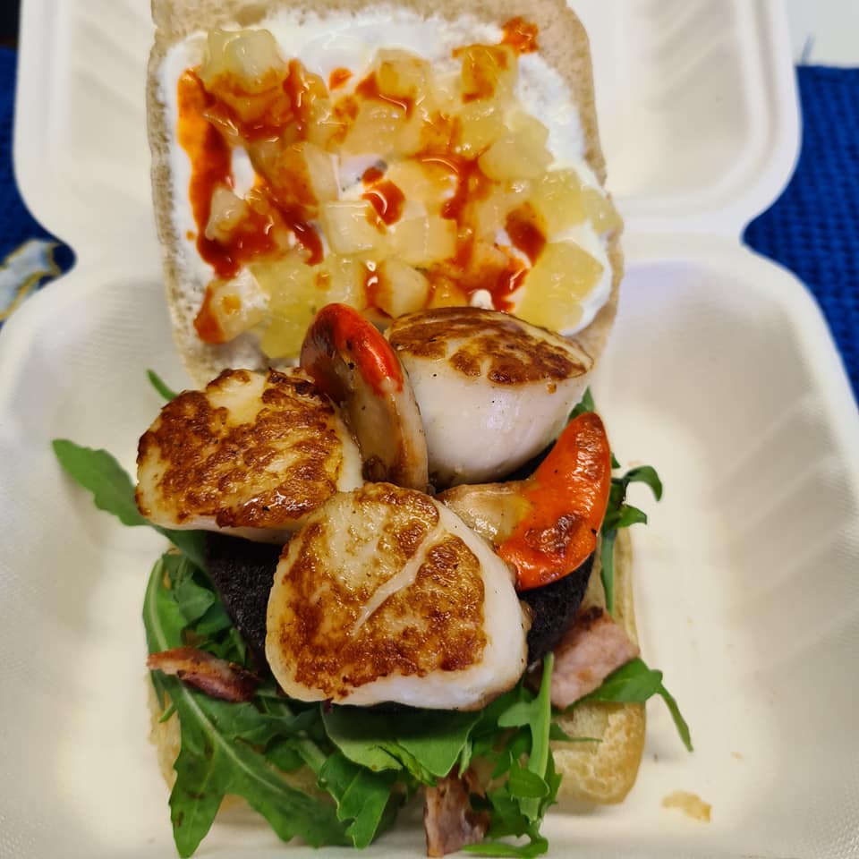 harrisdistiller's tweet photo. Thank you to the Isle of Harris community for all your support with our Kiltwalk today.  A special thanks go to Island Bites, who donated tasty lunches to all the walkers on arrival in Tarbert. #Harrisathome #IsleofHarris #community https://t.co/FnwrhfTPlc