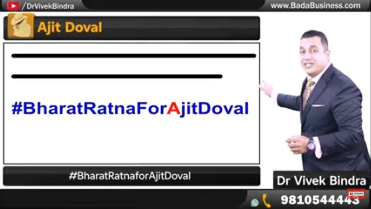 clickrajpaul's tweet photo. According to sir we started a #tag 
#BharatRatnaForAjitDoval 
Please join us to know Who is the real  #Bond of India https://t.co/wTtxF3ahoS