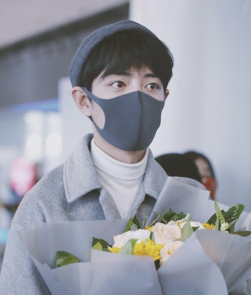 xiao zhan with flowers through the years ♡