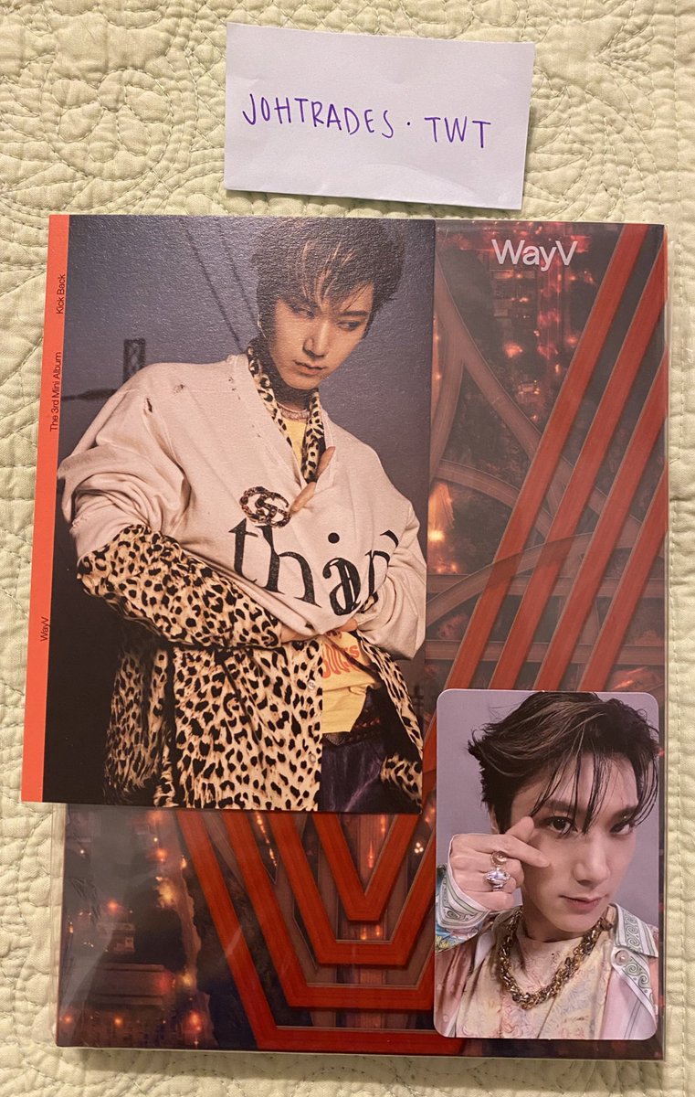 johtrades's tweet photo. WTS WayV Kick Back (Hitchhiker Version) 

- includes Ten photocard, Ten postcard + folded posters

$25 + shipping (US only)

please dm me if you are interested in buying! 

@nctselling_USA @ncttradingusa https://t.co/CJcZMvJLpu