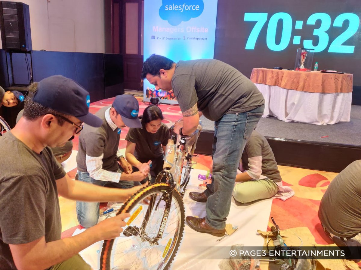 Page3_Ents's tweet photo. This intense challenge tests a group's ability to solve complex problems. They help the team learn about each other, how each person thinks, works, solves problems, and has fun.

#teamwork #teambuildingevent #teambuildingactivity #team #salesforce #page3entertainments https://t.co/855kknHWfs