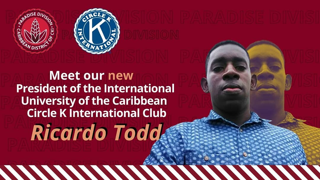 DivisionCki's tweet photo. Hi Everyone

Meet President @Rykardwtud 

President Todd is a 4th Year Student at the International University of the Caribbean who is currently undertaking Business Adminsitration. 

#PARADISESTRONG
#POWERFULTOGETHER
#CHOOSECKI
#livetoserve
#lovetoserve @circlekintnl @kcssaja https://t.co/T26BQN5uZc