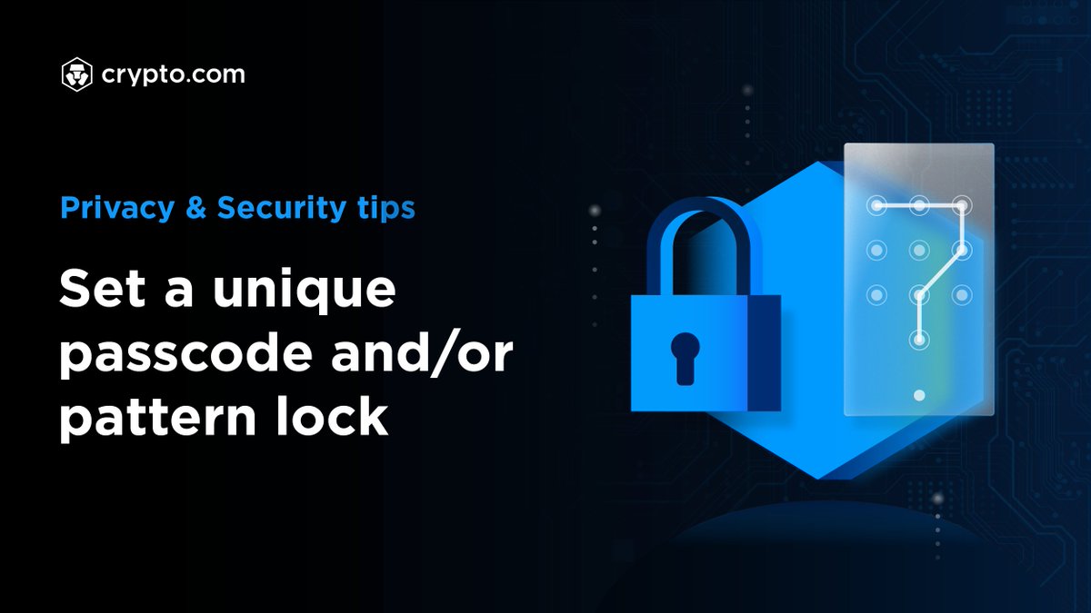 🛡Privacy & Security Reminder Take the time to create strong passcodes and  pattern locks, avoiding numbers related to personal information, like  birthdays, and generic combinations, such as “0000”. More tips on keeping