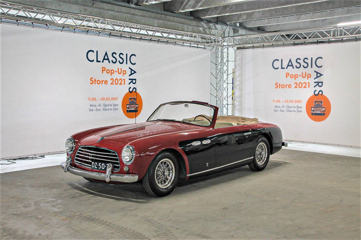 Classic_Trader's tweet photo. "Exotic Classics" week at the Classic Cars Pop-Up Store 2021: A #Siata #Ford 208 S (1952), immaculate condition, red-and-black paintwork, beige leather interior, 3.917ccm 8-cylinder, manual 5-speed, 105bhp.
Details at https://t.co/VJnjwb9iko
#cars #exoticcars #classiccars #CCPUS https://t.co/eGGeFiqynE