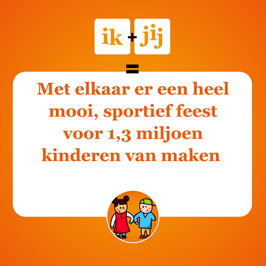 Zoveel kinderen die - in deze pittige tijd - genoten van een sportieve en positieve dag!

Van Amersfoort tot de Nederlandse school in Qatar en van Oranjestad tot Venray. 

Bedankt aan iedereen die dit mogelijk heeft gemaakt. 🙏🏻🏀🍏

#samenbewegen