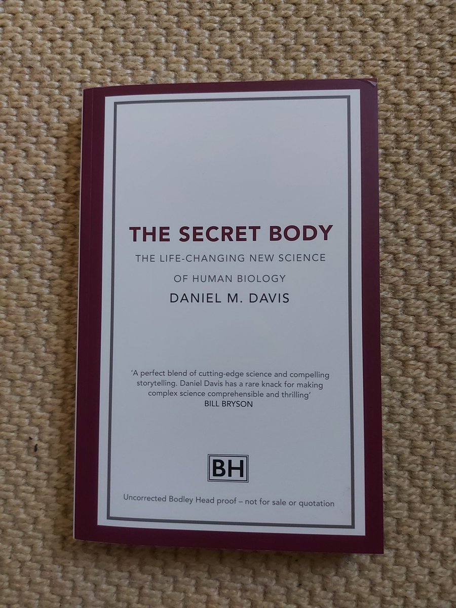 RogerHighfield's tweet photo. Very excited to get a proof of #TheSecretBody, by dazzling @dandavis101! Nice to spot a mention of research by my #TheDanceofLife coauthor, @ZernickaGoetz too https://t.co/QVHGoQCnqC