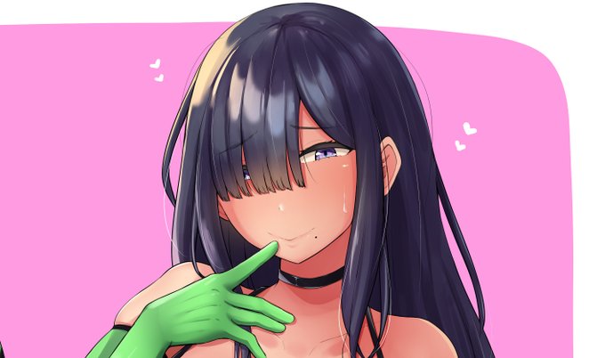 お仕事で描いてる黒沼ほのかちゃん🐮 