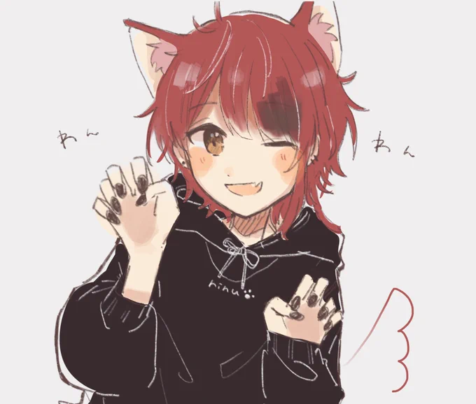 この間深夜に描いた莉犬くんわんわん❕? 
