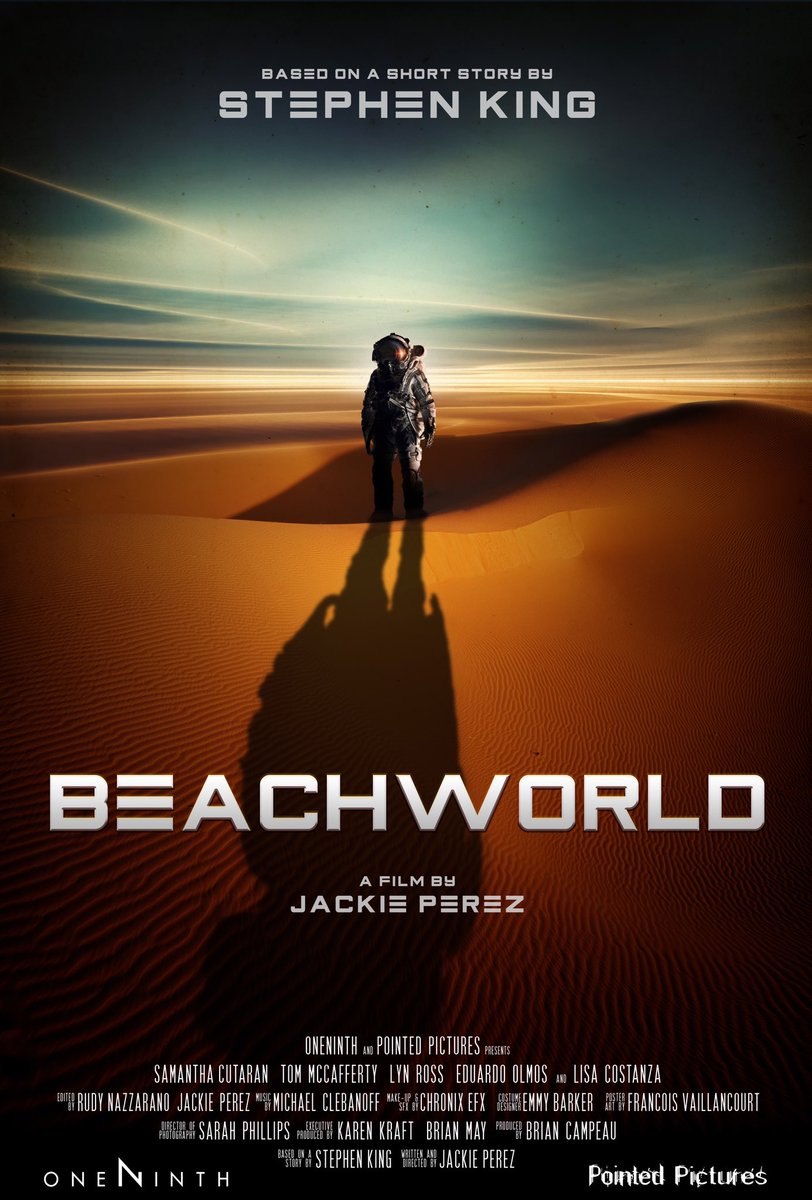 normcoyne's tweet photo. Many Thanks to @jackierageperez and #TomMccaferty for the Q & A for #Beachworld during the @StephenKingRlz film festival! Can't wait to see what's next for you guys!! #StephenKingRules https://t.co/LAD9PcXonn