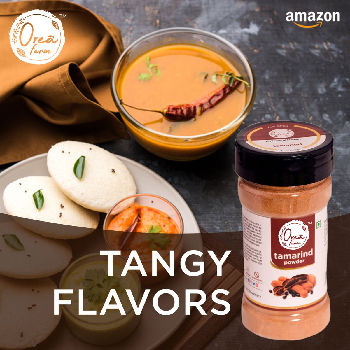 oreafarm's tweet photo. Want to add some tangy flavor to your delicious sambhar?๐
Just add Orea Farm special Tamarind Powder to your sambhar and enjoy a perfect South-Indian treat at your home. DM ๐ฒ or ๐ on +91-77268 73339 or visit Amazon to order it today.
.
.
#oreafarm #orea #tamarindpowder https://t.co/MYmLWbGQGD