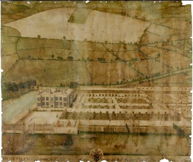 BrownCapability's tweet photo. #CapabilityBrown produced a plan for #Howsham North #Yorkshire for owner Nathaniel Cholmley in 1770s. It may have included a Gothic summerhouse 'Bambro Castle House' built as tea room complete with fine china & mahogany table & housed 'large Tellescope' so used as an #observatory https://t.co/il0K3ovCLo