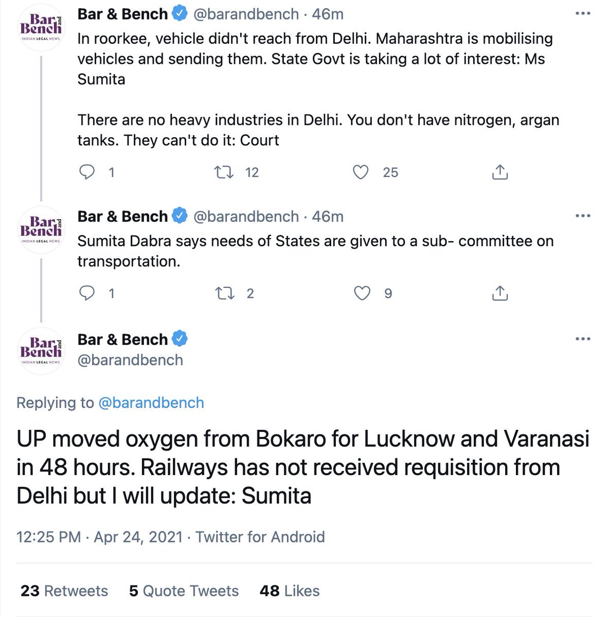 Kejriwal crying for oxygen, but refuses to figure out transportation, etc. Raghav Chadha can personally go and set up WIFI for farmers at border, but for oxygen, they are waiting for instructions. WHAT PATHETIC LOSER!