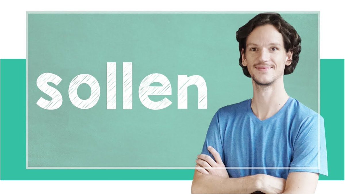 reisquarteu's tweet image. Das #Modalverb &quot;sollen&quot; - B2: youtu.be/Wt5v9dgNZQc #Deutschlernen