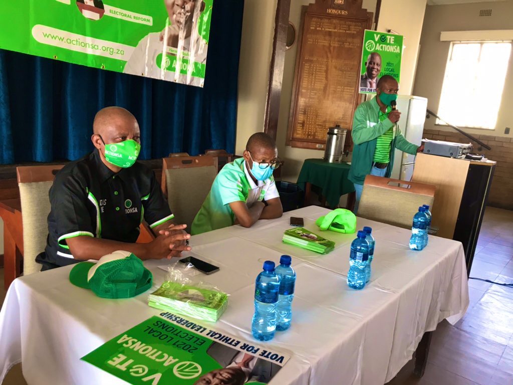 ActionsaF's tweet photo. Innercity constituency ward 66 community meeting underway with @Action4SA President @HermanMashaba #WeAreActionSA https://t.co/ABxKEYwUA5