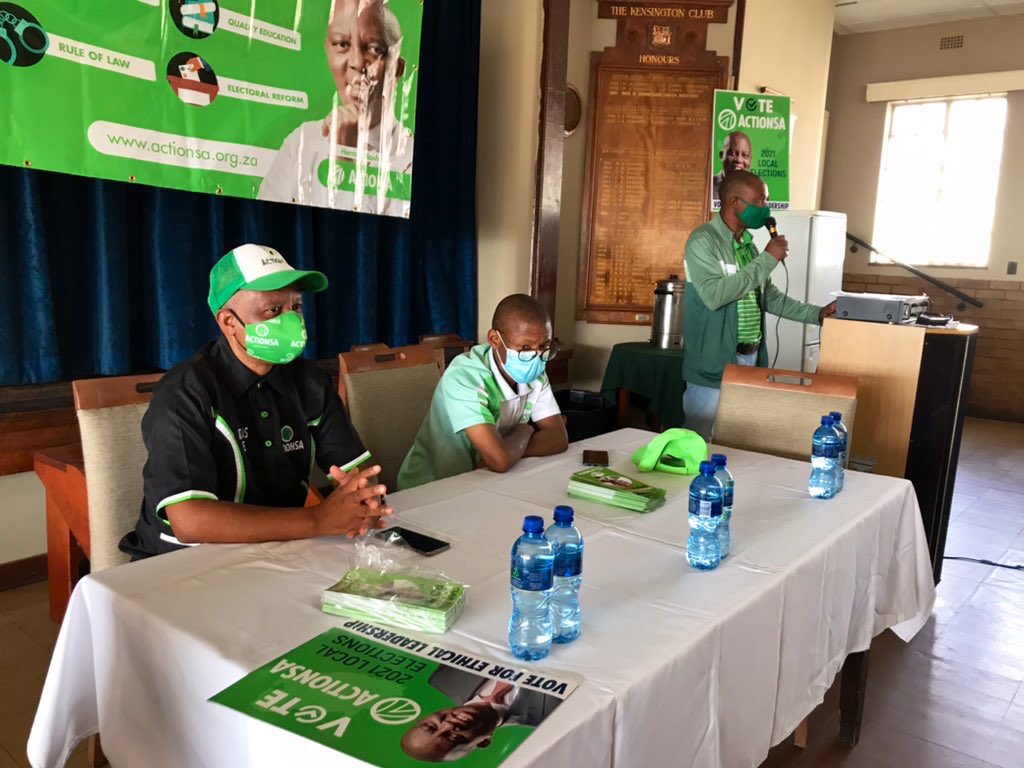 ActionsaF's tweet photo. Innercity constituency ward 66 community meeting underway with @Action4SA President @HermanMashaba #WeAreActionSA https://t.co/ABxKEYwUA5