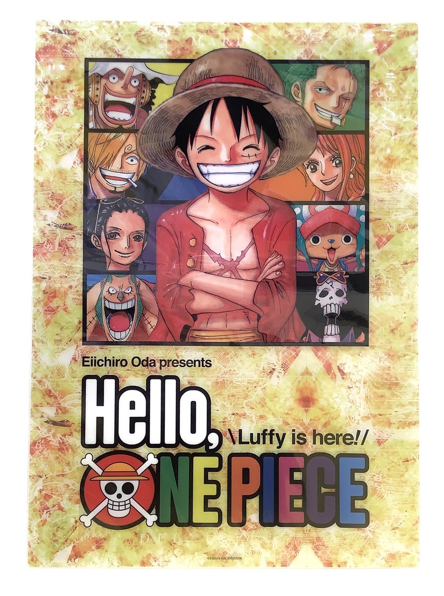One Piece 麦わらストア梅田店 Pa Twitter おすすめ 原画商品 Hello One Piece A3クリアポスター 605円 税込 好評発売中 麦わらストア Onepiece