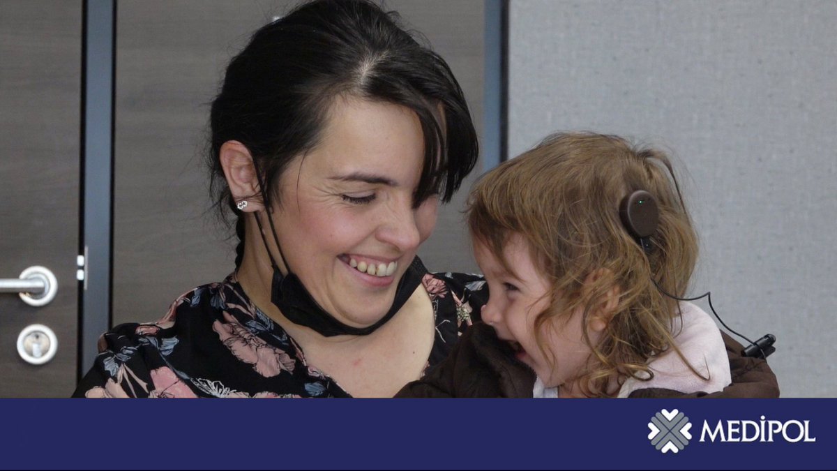 MedipolHCG's tweet image. The silence of the 2-year-old Majra, who lost her hearing ability due to meningitis immediately after she was born, ended with the bionic ear operation performed by Associate Professor Mohammad Fatih Evcimik in Medipol. 

#BionicEar #CochlearImplant #Medipol