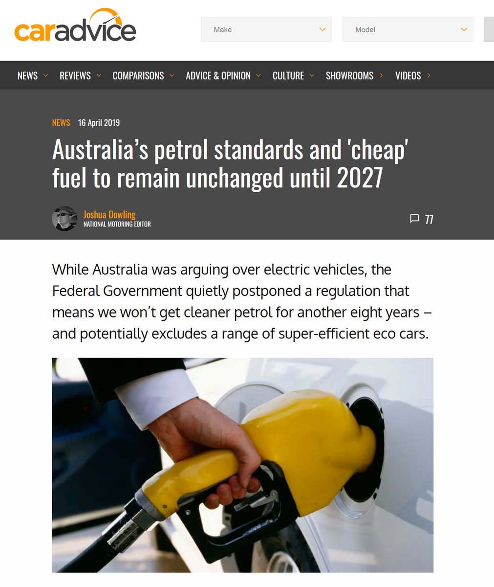 There was so much to say on this topic, I couldn’t fit all the shitfuckery in 1 video, like how  also has one of the lowest fuel quality standards in the world, thanks to our Govt, so they're not just screwing EV drivers but regular car drivers too FFS  https://www.caradvice.com.au/748124/australias-petrol-standards-and-cheap-fuel-to-remain-unchanged-until-2027/