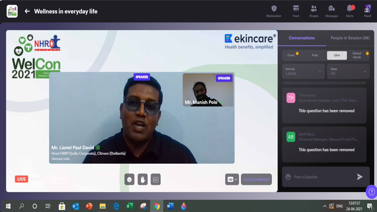 NhrdChennai's tweet photo. The closing note of the event can be the key to leaving a positive, lasting impression on the attendees, and to making them want to return again for the upcoming meeting.
Thanks for the participants who make the #welcon21 conference a grand success https://t.co/1S7kI3f9u3