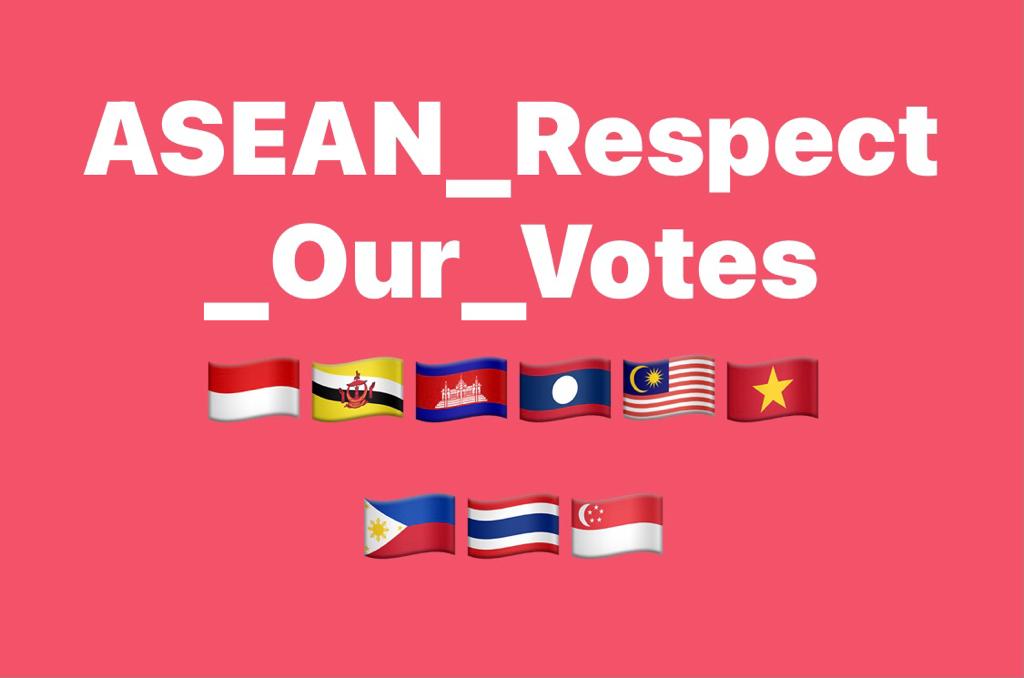 SayneLei's tweet photo. #ASEAN #Brunei #Cambodia #Laos #Malaysia #Philippines #Vietnam #Thailand #Indonesia #Singapore #ASEAN_Respect_Our_Votes  #WhatsHappeningInMyanmar  #Apr24Coup 
🇮🇩🇧🇳🇰🇭🇱🇦🇲🇾🇻🇳🇹🇭🇵🇭🇸🇬 https://t.co/mCa5hhfFW0