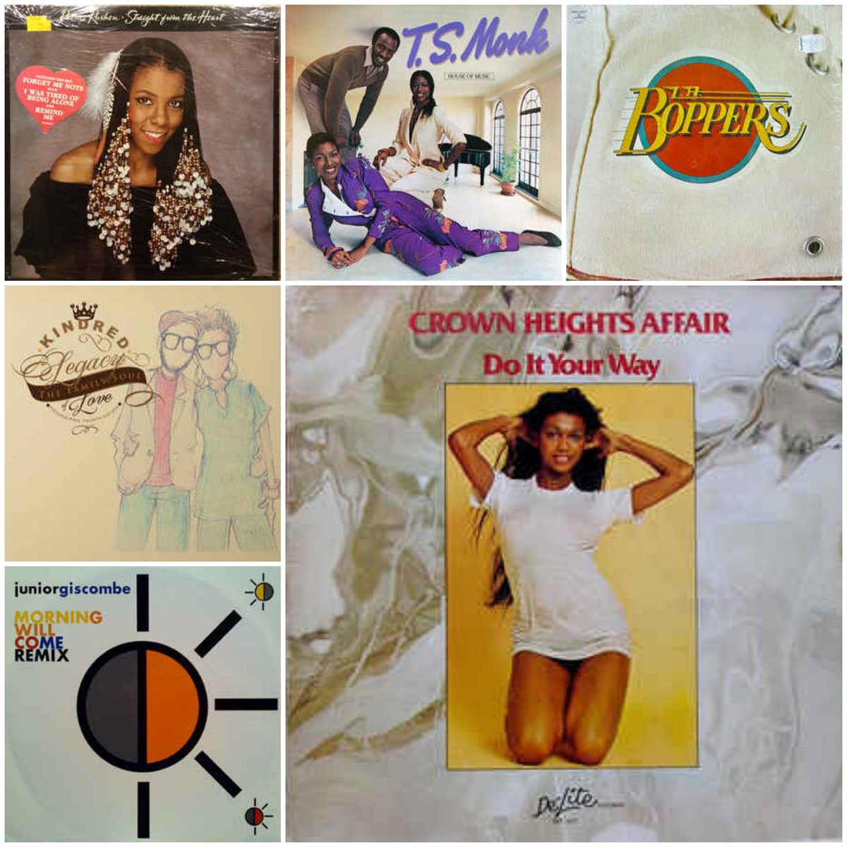 marcushayes001's tweet photo. Just a taster of the music for The Soul Show on #CrackersRadio from 11am (BST) on Sunday 25th April.
#JuniorGiscombe; #KindredTheFamilySoul; #PatriceRushen #TSMonk #LABoppers & #CrownHeightsAffair
https://t.co/5CxlW0li29 https://t.co/y1yQdlyxfZ