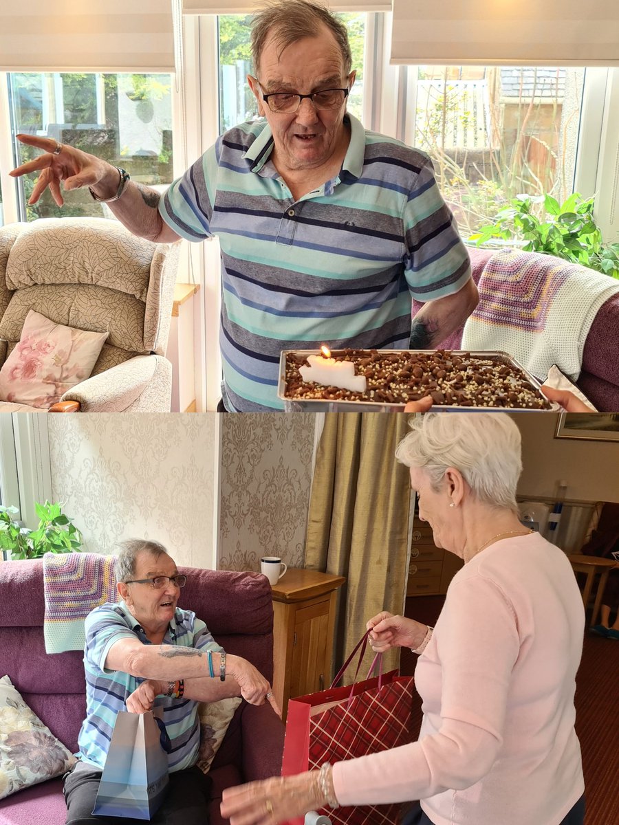 Grangecarehome4's tweet photo. Wishing Stewart a very happy birthday π
@DenisePentland1 @vallen5555 #carehome #carehomes #isolation #Isolationuk #lockdown #lockdownuk https://t.co/tzbpRVUR6m