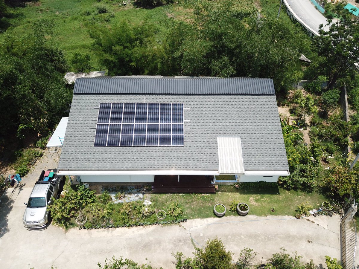 siamtriangle's tweet photo. On-Grid 5 kw in Thailand https://t.co/CXzm0LP7lD