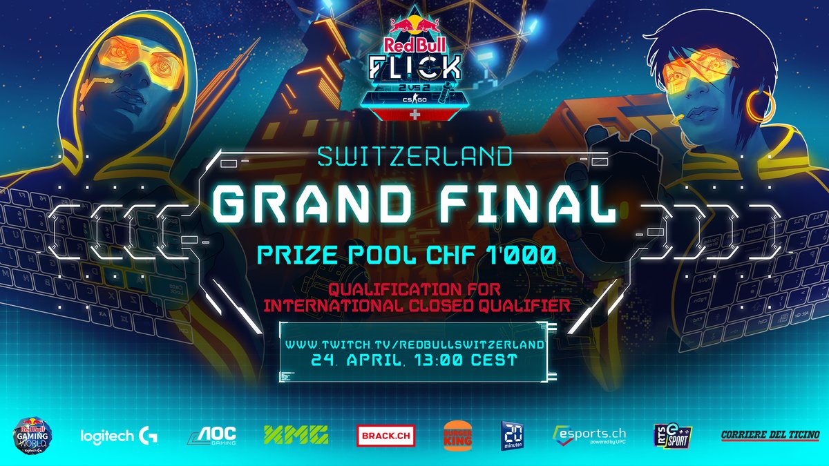 Aaand we are 🔴 live with our special take on CS:GO. #RedBullFlick Switzerland starts right now:

twitch.tv/redbullswitzer…
