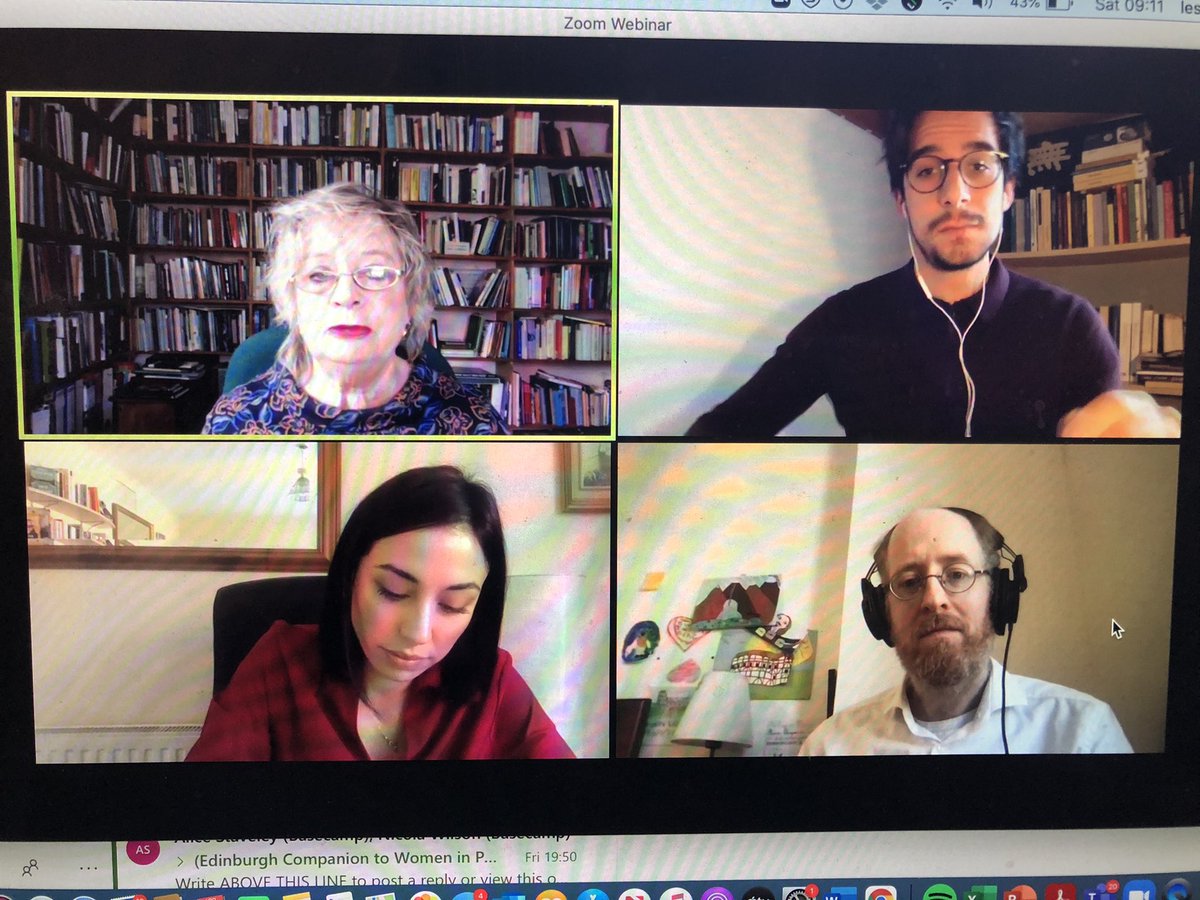 Eminent Prof Susan Bassnett gives the final keynote for the <a href="/tptlf21/">Translation as Position-Taking</a> with     an intro by Jacob Blakesley. Well done @AndreaRomanzi <a href="/francescadelz/">Dr Francesca Del Zoppo</a> <a href="/UniRdg_Lang/">Department of Languages and Cultures at Reading</a> <a href="/cbcp_UniRdg/">cbcp_UniRdg</a> @SMLCLeeds