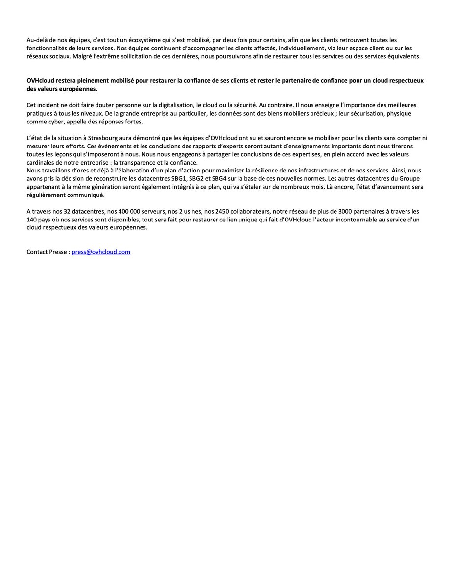 OVHcloud France tweet media