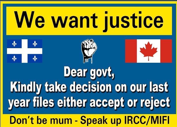 Navv456's tweet photo. How you can ignore 1 lakh + tweets @CitImmCanada  ?   #JusticeForQuebecStudents                                    No one is thinking about future of these students , please resolve this issues and provide them results on their files, they are waiting from 1 year. @JustinTrudeau https://t.co/u23sZE3VVj