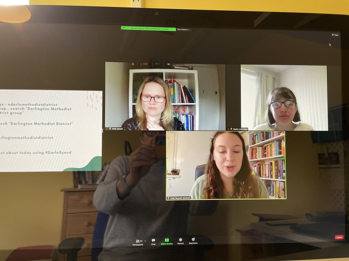 #darlosynod online today! Waving at other synods around the country 👋 <a href="/MethodistGB/">The Methodist Church</a>