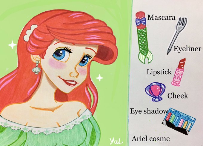 アリエルのtwitterイラスト検索結果