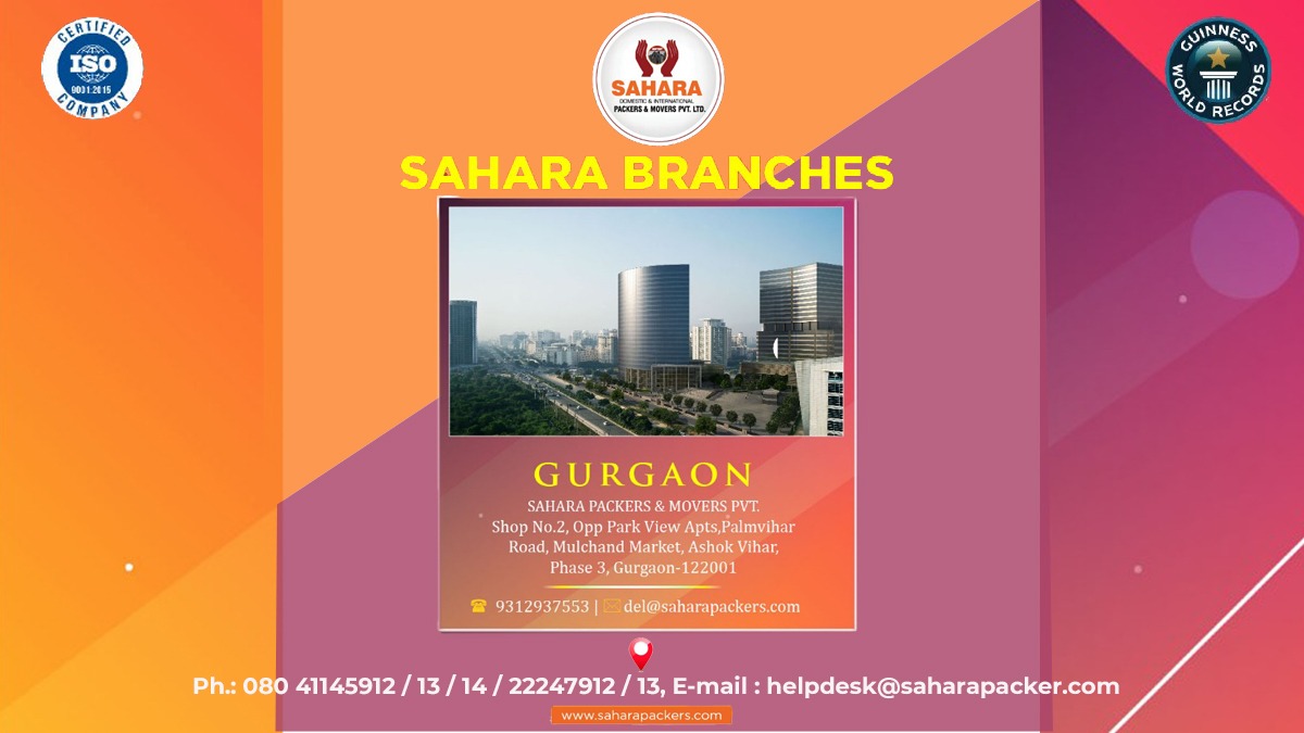 Sahara packer is available for any shifting or relocation in Gurgaon...!  
.
book us now - saharapackers.com
.
#logistics #movers #Packers #Gurgaon   #shifting
#Haryana #India