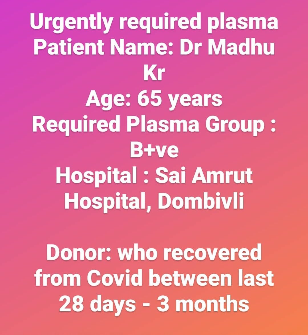 aarodhamane's tweet photo. @Beatking_Sumedh 
#ineedcovidhelp please urgently help.
Verified https://t.co/kjmx3ZALji