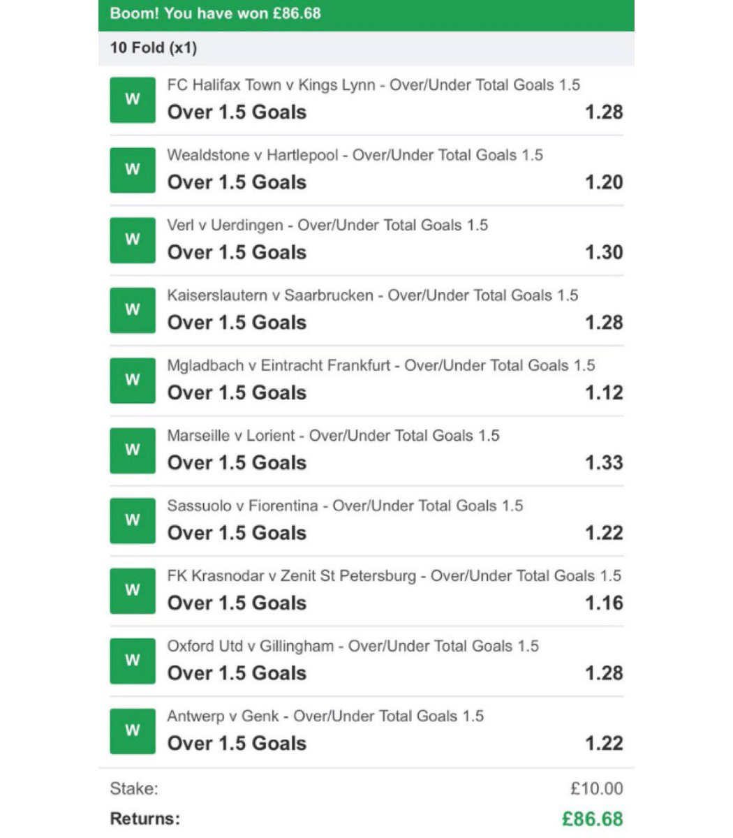 BadManBetting's tweet photo. ✅⚽️ This time last week I landed a Goals Galore acca, who’s up for another today? 

I’ll have it posted within the hour, grab yourself a £20 risk free bet to place on it here: https://t.co/whTw7oVqWo (#Ad) 

(18+, Ts&amp;Cs Apply, Gamble Responsibly) https://t.co/z04C0r9kMs