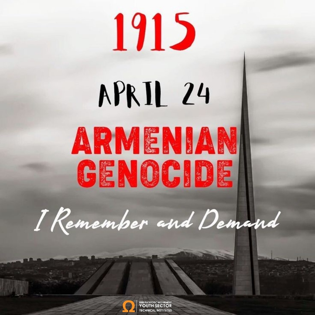 Fpmytechnical's tweet photo. I Remember and Demand
#24aprilarmeniangenocide
#Fpmtechnical https://t.co/f1PuSVMOIw