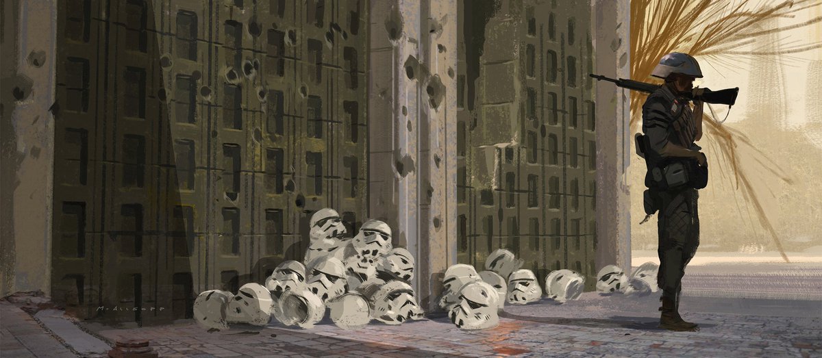 MattAllsopp1's tweet image. Rogue One- First sketch I ever did for Jedha 
#RogueOne #StarWars #conceptart
