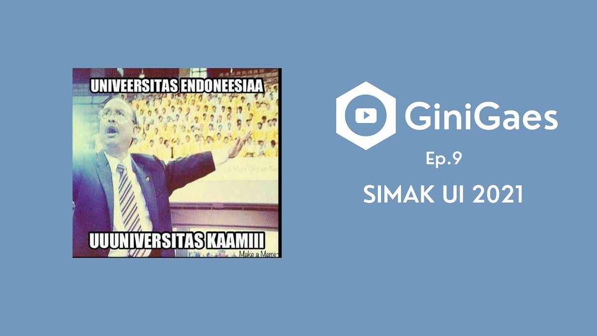 GiniGaes's tweet image. kali ini kita bahas serba serbi SIMAK UI ya gaes.
start 4.45
#simakUI #simakui2021 #yellowjackets
youtu.be/odZV4MjeNUs
