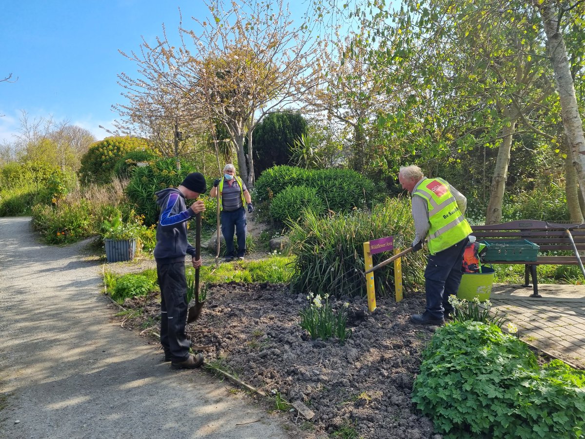 RHKEnvironment's tweet photo. Beautiful morning here at The Memorial Gardens #Rosslareharbour Please donate to our campaign to help us keep the gardens looking gorgeous for you! #Wexford https://t.co/KPncpcRTW3 https://t.co/1PKUHfKnOd