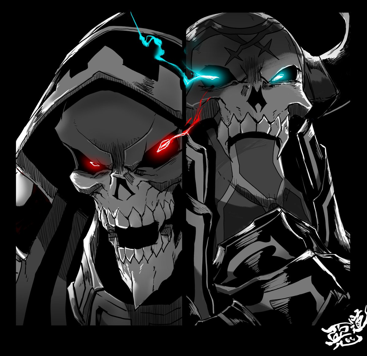 GAZARIYA00's tweet image. アインズ＆翁