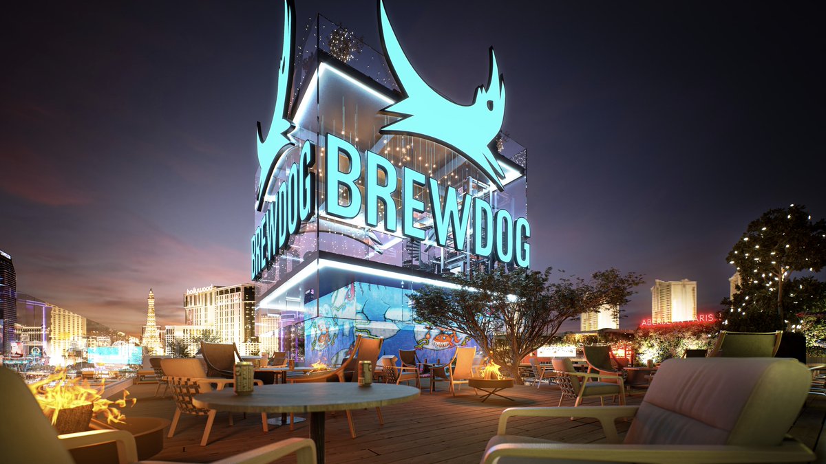 JamesBWatt's tweet image. We have just signed the lease on @BrewDog Las Vegas.

This will be the first ever carbon negative bar in Vegas. 

You can expect an amazing roof top urban forest, an onsite brewery, a secret event space, a retro game zone &amp;amp; a special edition of Elvis Juice.

Let's go Vegas!