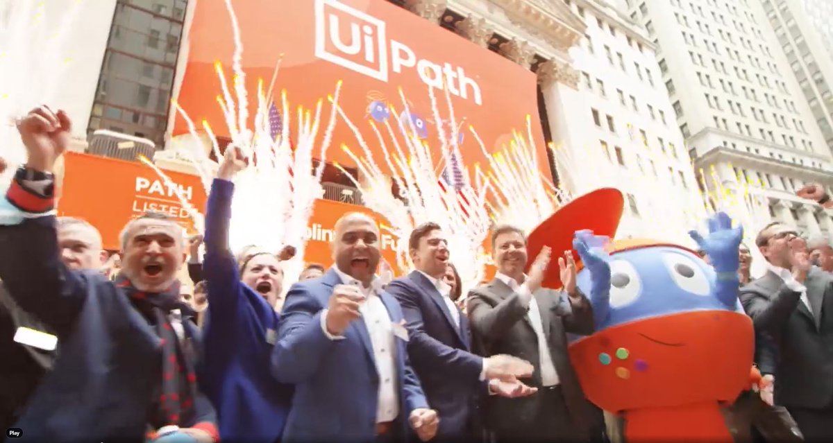 rmircoli's tweet photo. Vargha's, Toni's, Vijay's, Brandon's, Daniel's and Ashim's expressions are just the perfect manifestation of this great quote: "Nothing great was ever achieved without enthusiasm" (Ralph Waldo Emerson)
#UiPathIPO https://t.co/Vc3NBuYShd