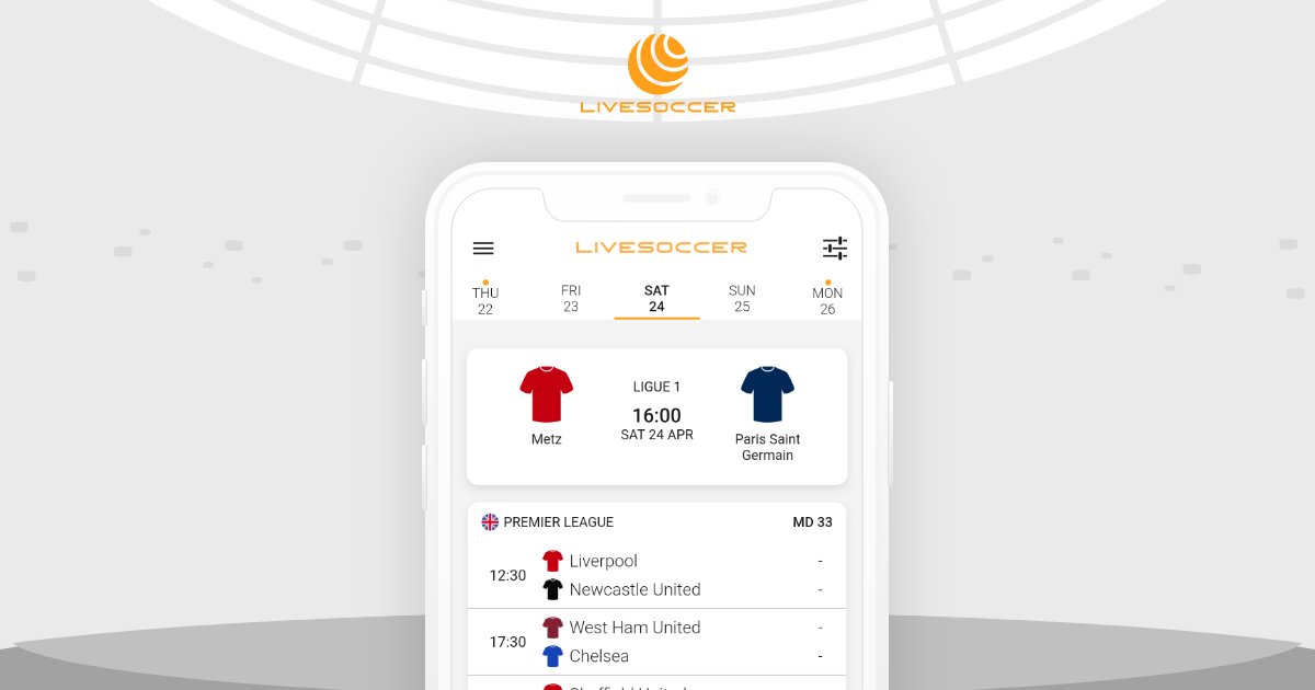 LiveSoccerApp's tweet photo. Our match of the day today is Metz vs Paris Saint Germain, from Ligue 1.

Who will win?

#LiveSoccer #Ligue1 #football https://t.co/QkKgCwfap9