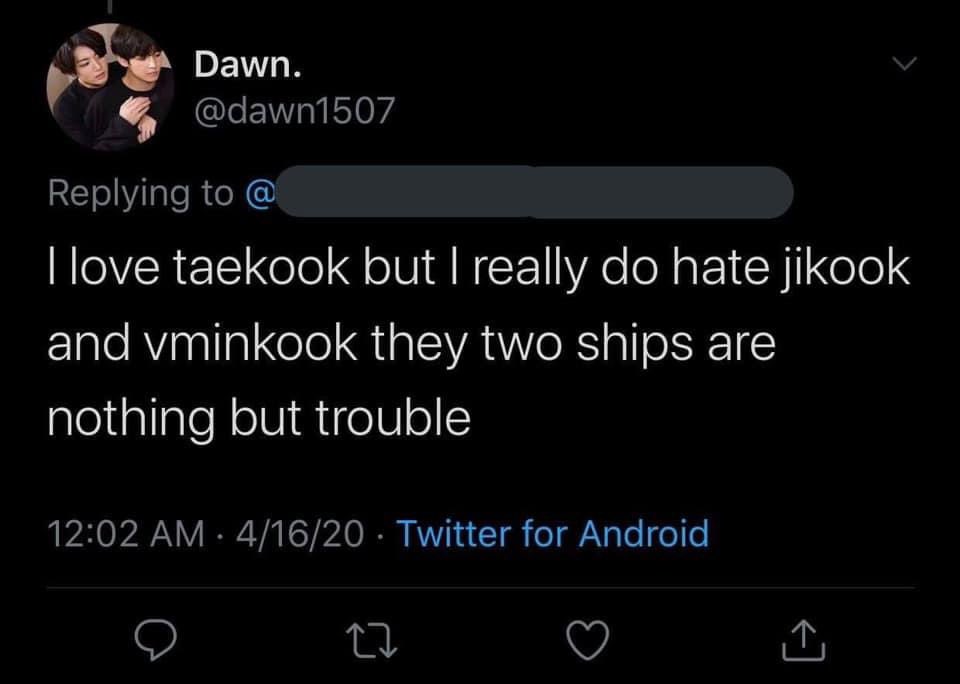 their hatred towards kookmin is STRONG